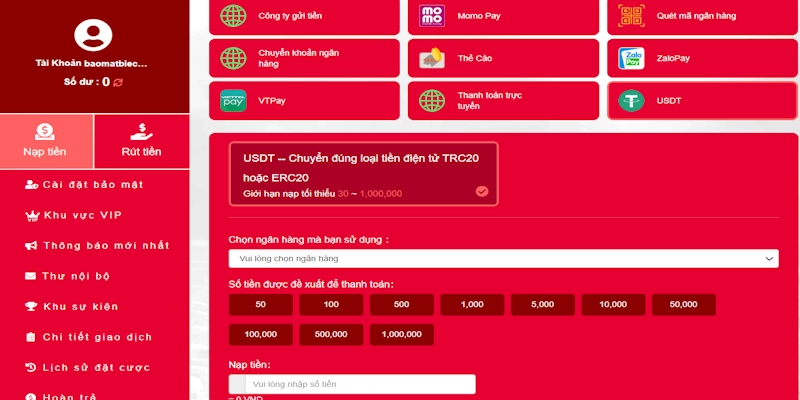 Tăng ví cược thông qua tiền điện tử